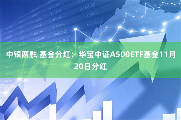 中银两融 基金分红：华宝中证A500ETF基金11月20日分红